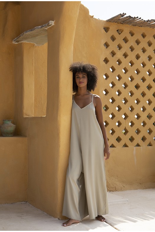 JUMPSUIT PLAINCOLOR LONG IND/SIA